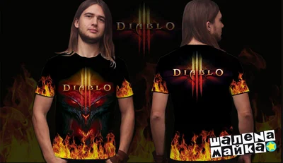 Футболки с полной запечаткой: футболка - Diablo